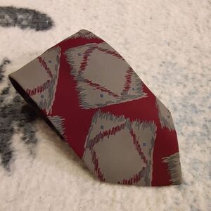 Giorgio Armani Silk Square Triangle Pattern Tie
